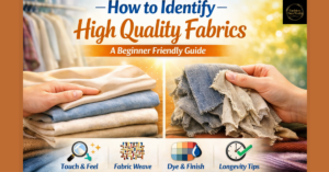 How to Identify High Quality Fabrics: A Beginner Friendly Guide
