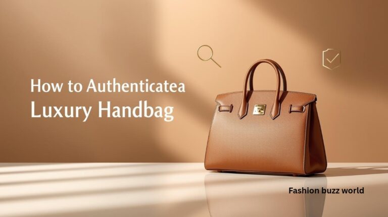 High-quality feature image showing a luxury handbag with tips on how to authenticate luxury handbags.